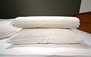 Two pillows to choose from